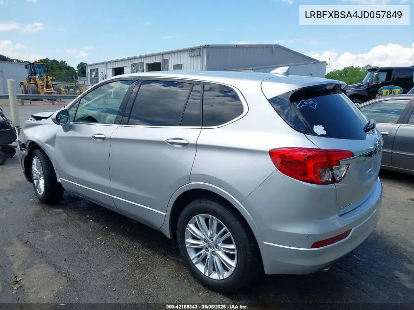 2018 Buick Envision Preferred VIN: LRBFXBSA4JD057849 Lot: 42188343