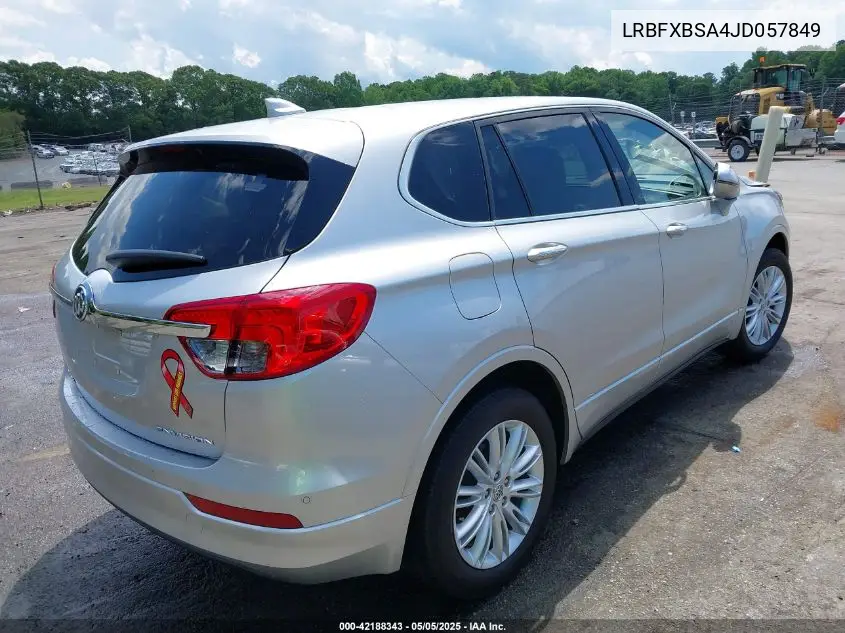 2018 Buick Envision Preferred VIN: LRBFXBSA4JD057849 Lot: 42188343