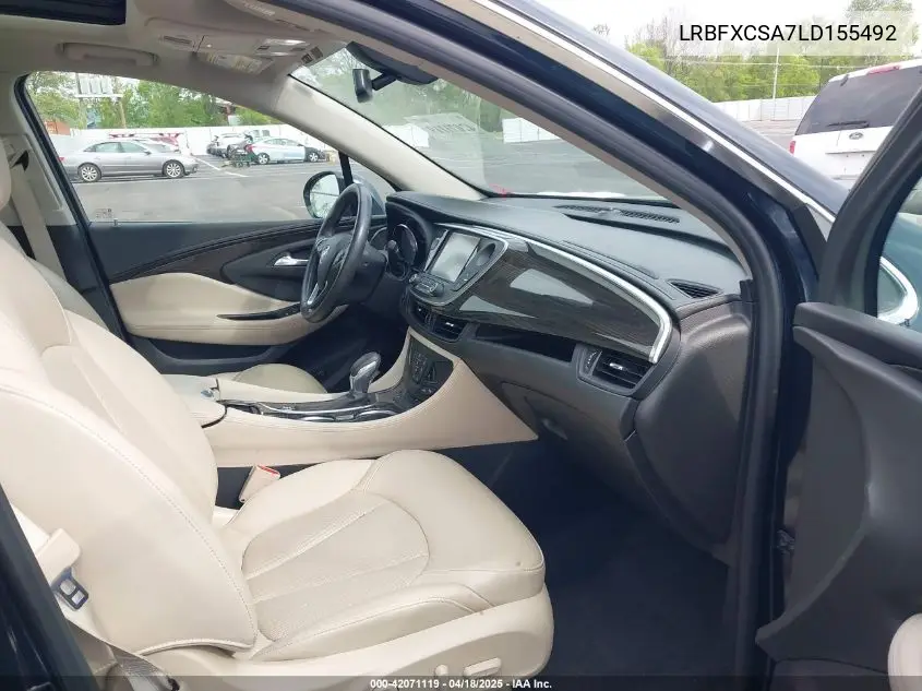 2020 Buick Envision Fwd Essence VIN: LRBFXCSA7LD155492 Lot: 42071119