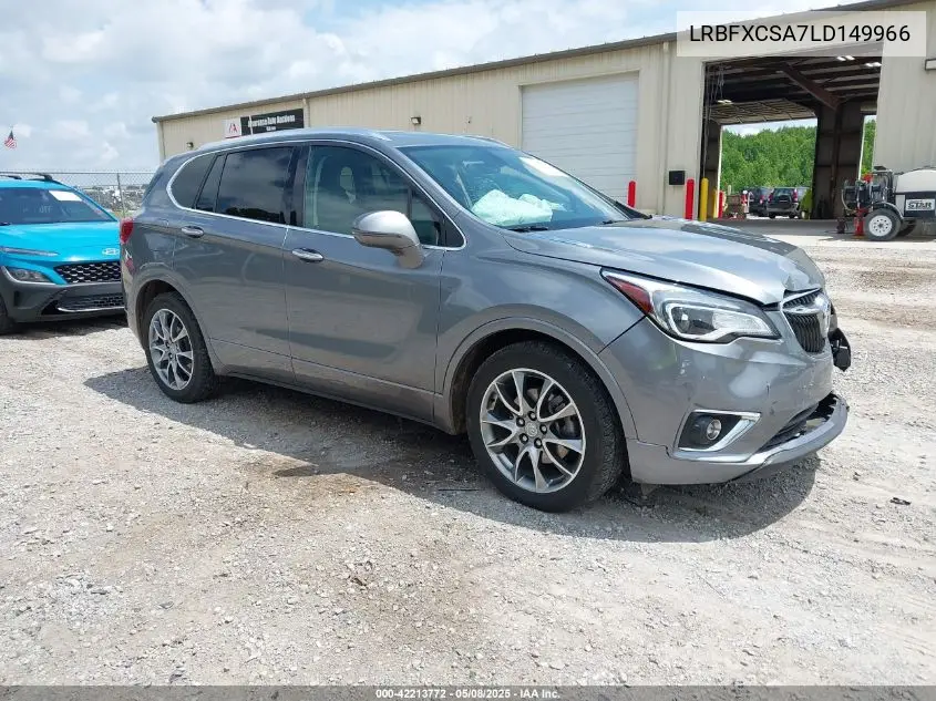 2020 Buick Envision Fwd Essence VIN: LRBFXCSA7LD149966 Lot: 42213772