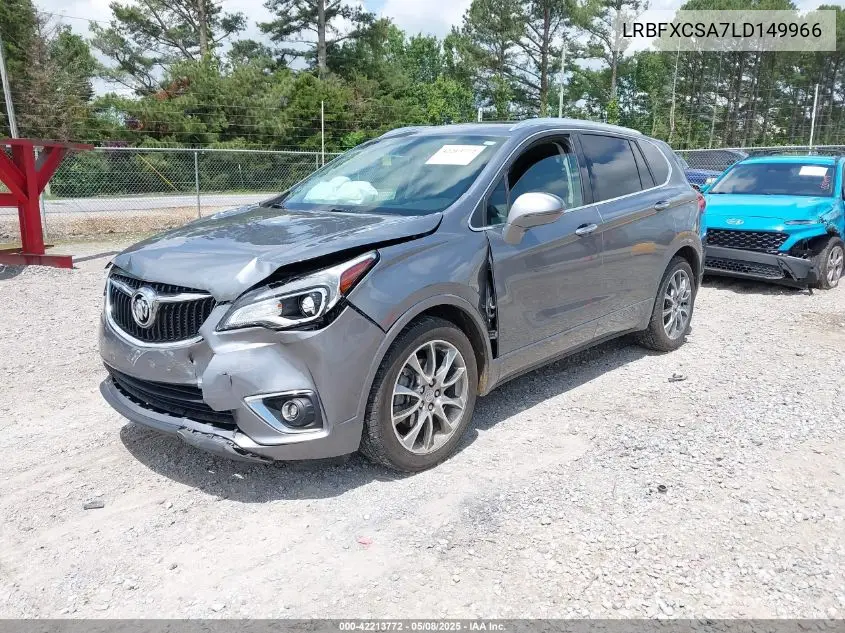 2020 Buick Envision Fwd Essence VIN: LRBFXCSA7LD149966 Lot: 42213772