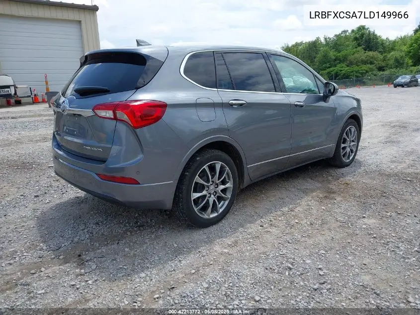 2020 Buick Envision Fwd Essence VIN: LRBFXCSA7LD149966 Lot: 42213772