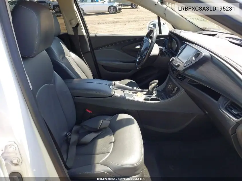 2020 Buick Envision Fwd Essence VIN: LRBFXCSA3LD195231 Lot: 42230555