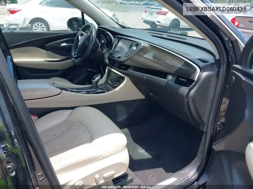 2020 Buick Envision Fwd Preferred VIN: LRBFXBSAXLD060435 Lot: 42593359