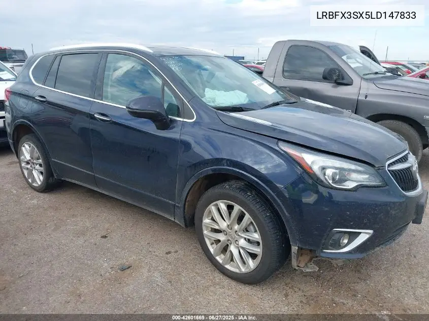 2020 Buick Envision Awd Premium I VIN: LRBFX3SX5LD147833 Lot: 42601669