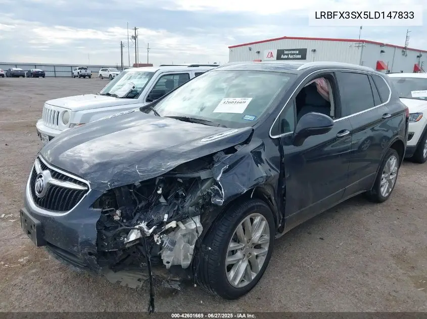 2020 Buick Envision Awd Premium I VIN: LRBFX3SX5LD147833 Lot: 42601669