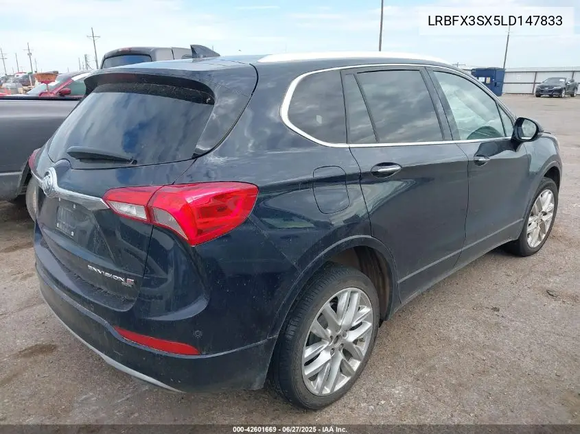 2020 Buick Envision Awd Premium I VIN: LRBFX3SX5LD147833 Lot: 42601669