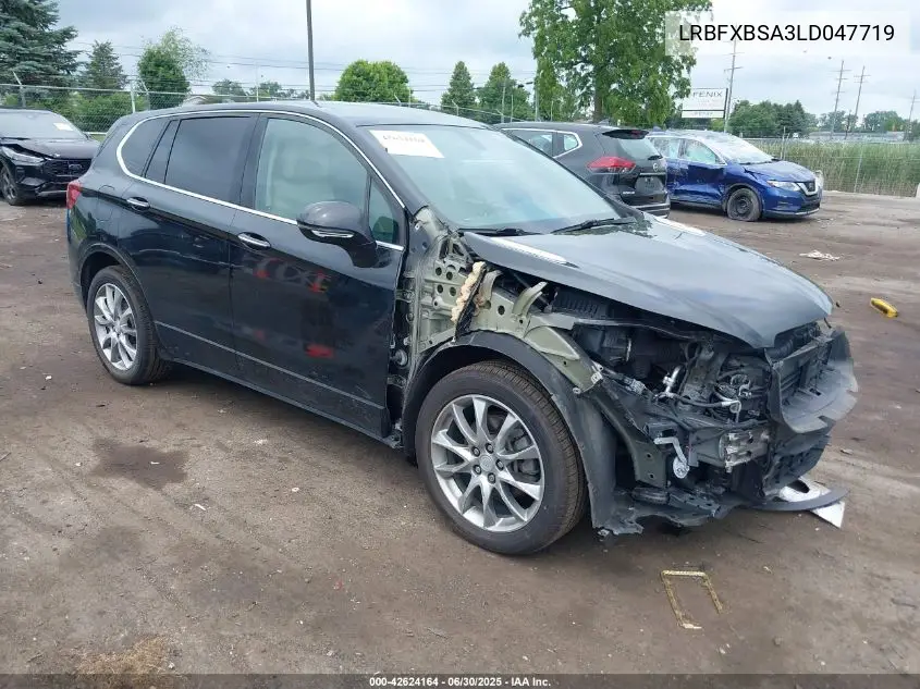 2020 Buick Envision Fwd Preferred VIN: LRBFXBSA3LD047719 Lot: 42624164