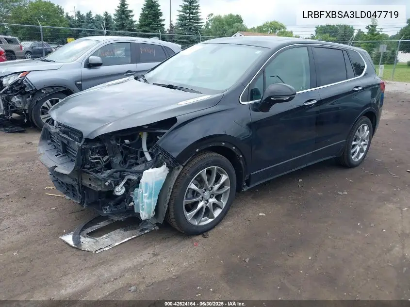 2020 Buick Envision Fwd Preferred VIN: LRBFXBSA3LD047719 Lot: 42624164