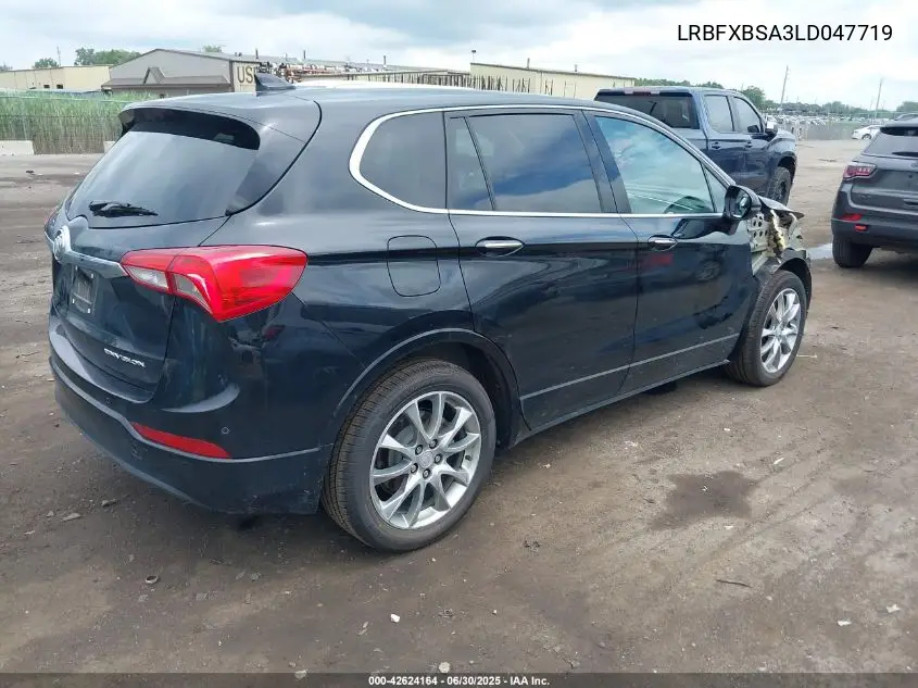 2020 Buick Envision Fwd Preferred VIN: LRBFXBSA3LD047719 Lot: 42624164