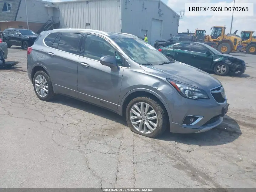 2020 Buick Envision Awd Premium Ii VIN: LRBFX4SX6LD070265 Lot: 42629709