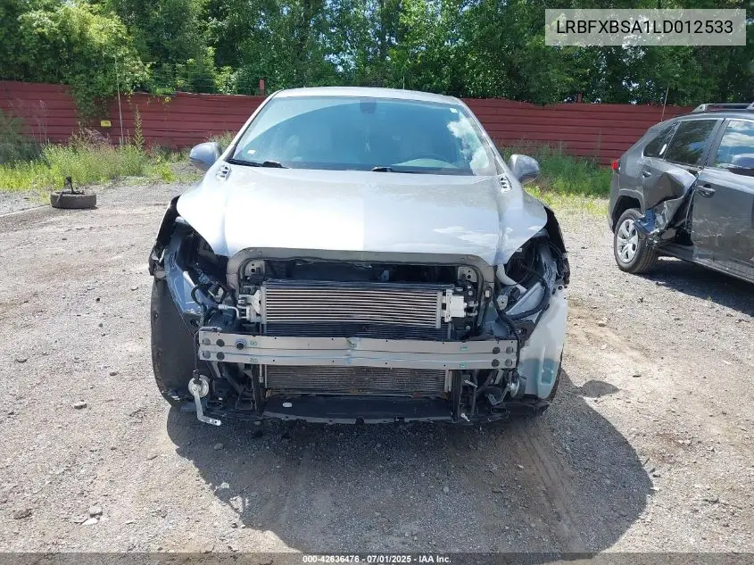 2020 Buick Envision Fwd Preferred VIN: LRBFXBSA1LD012533 Lot: 42636476