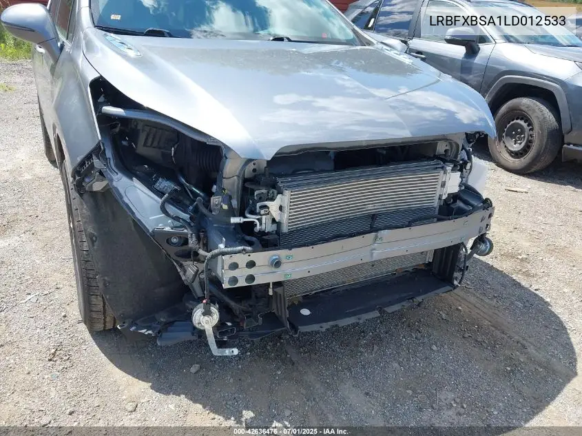 2020 Buick Envision Fwd Preferred VIN: LRBFXBSA1LD012533 Lot: 42636476