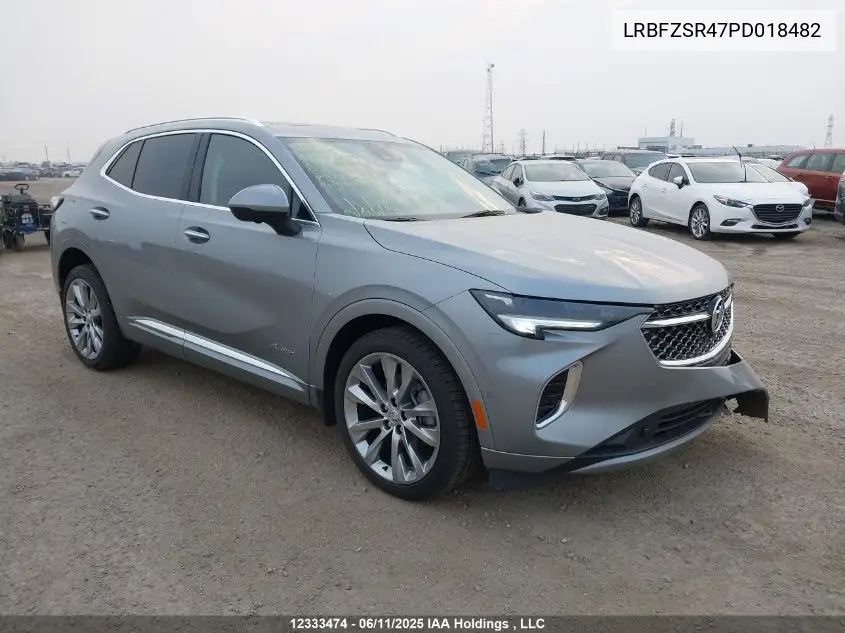 2023 Buick Envision Avenir VIN: LRBFZSR47PD018482 Lot: 12333474