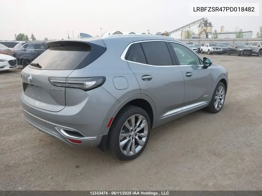 2023 Buick Envision Avenir VIN: LRBFZSR47PD018482 Lot: 12333474