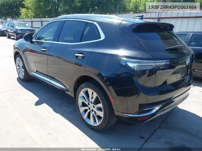 2023 Buick Envision Avenir Fwd VIN: LRBFZRR43PD063864 Lot: 42242869