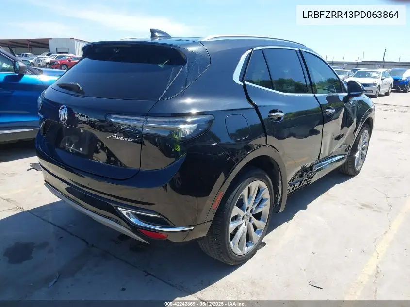 2023 Buick Envision Avenir Fwd VIN: LRBFZRR43PD063864 Lot: 42242869