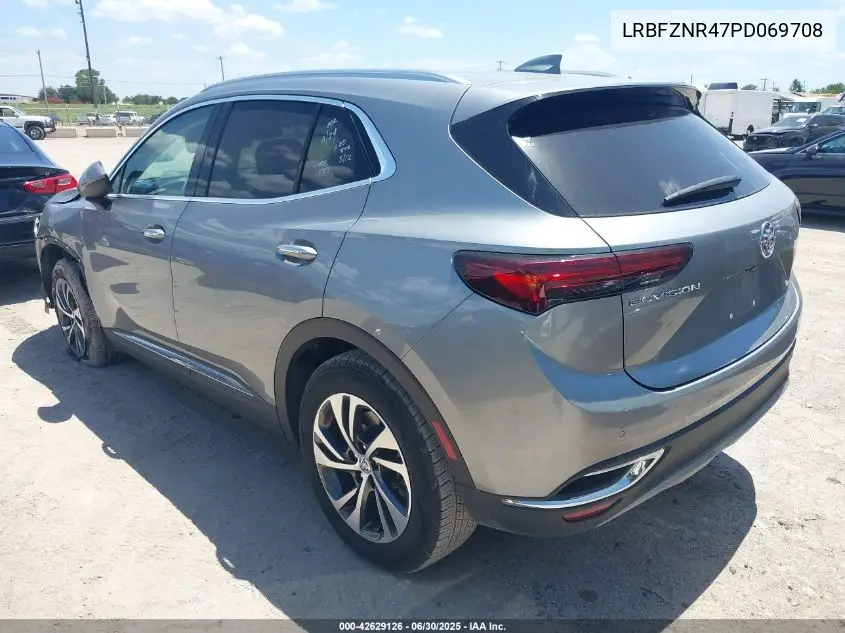 2023 Buick Envision Essence Fwd VIN: LRBFZNR47PD069708 Lot: 42629126