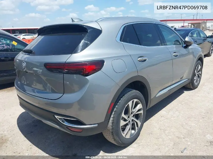 2023 Buick Envision Essence Fwd VIN: LRBFZNR47PD069708 Lot: 42629126