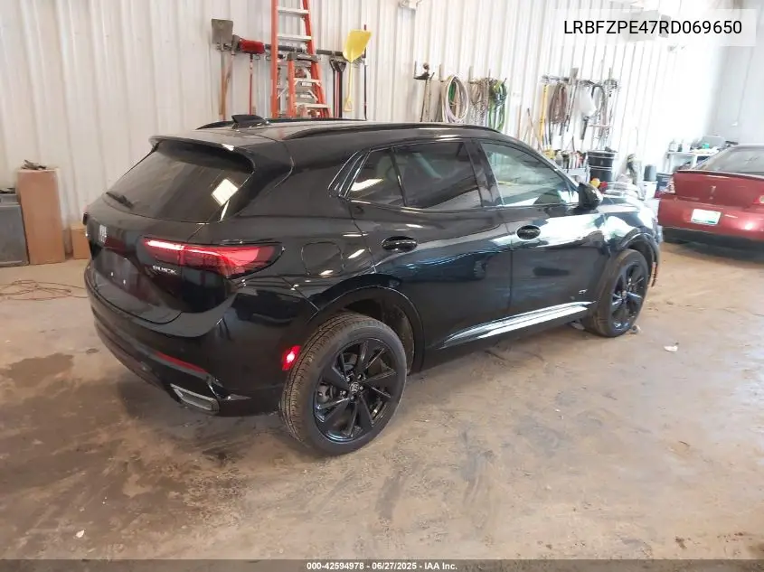 2024 Buick Envision Sport Touring Awd VIN: LRBFZPE47RD069650 Lot: 42594978