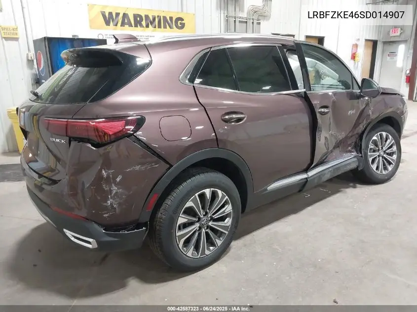 2025 Buick Envision Preferred Awd VIN: LRBFZKE46SD014907 Lot: 42587323