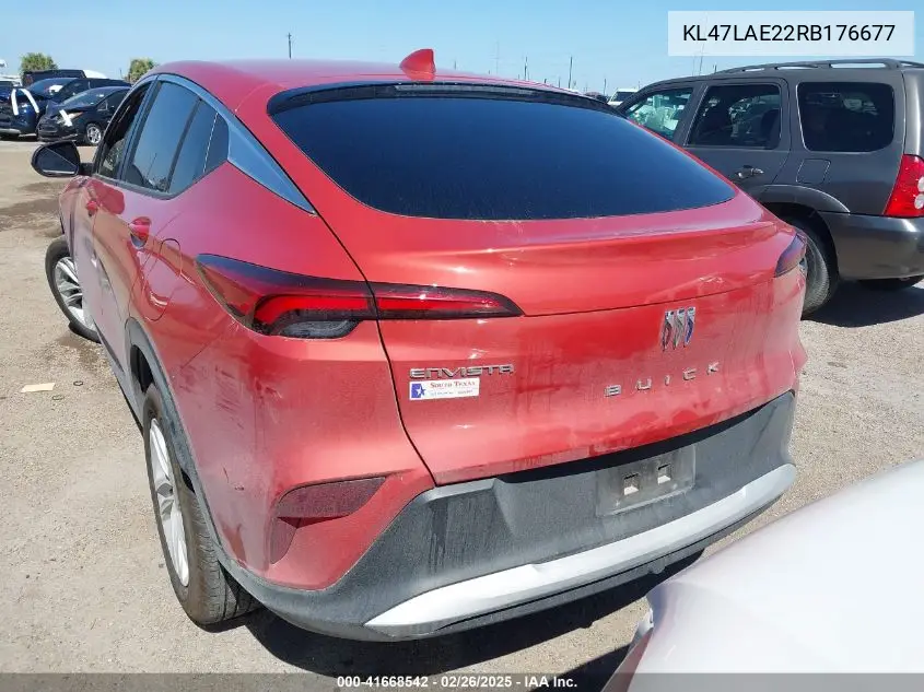 2024 Buick Envista Preferred Fwd VIN: KL47LAE22RB176677 Lot: 41668542