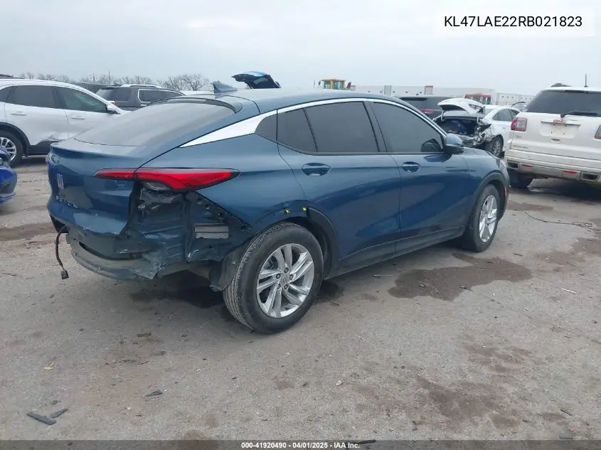 2024 Buick Envista Preferred Fwd VIN: KL47LAE22RB021823 Lot: 41920490