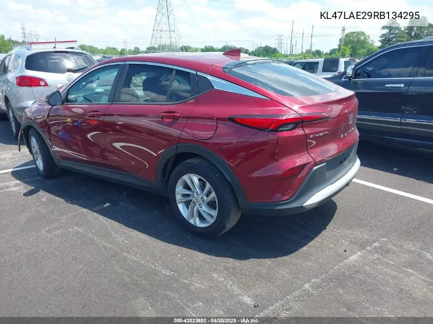 2024 Buick Envista Preferred Fwd VIN: KL47LAE29RB134295 Lot: 42023692