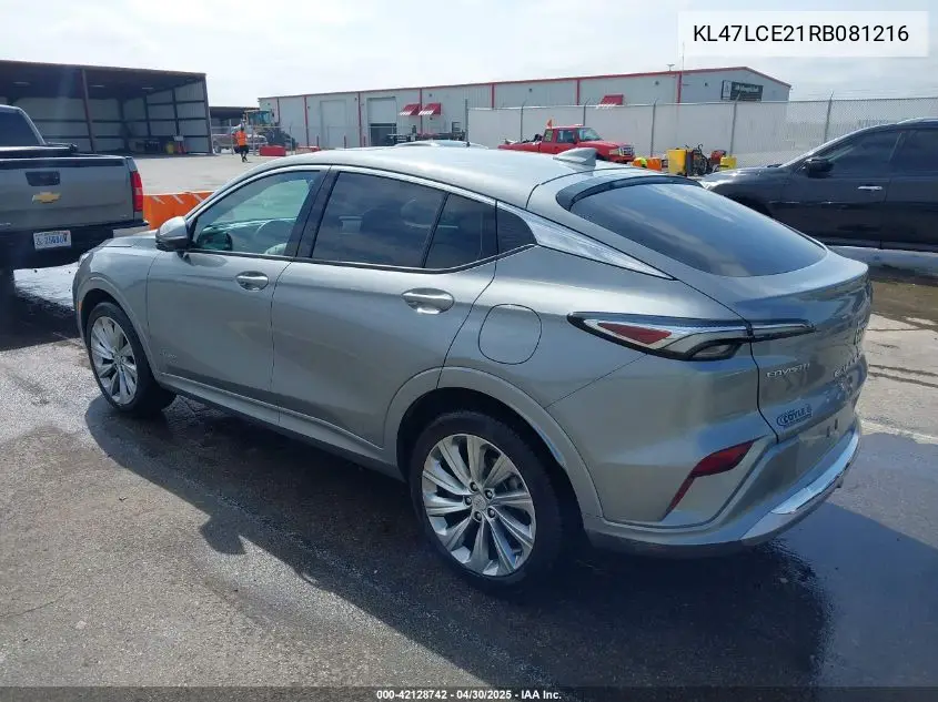 2024 Buick Envista Avenir Fwd VIN: KL47LCE21RB081216 Lot: 42128742