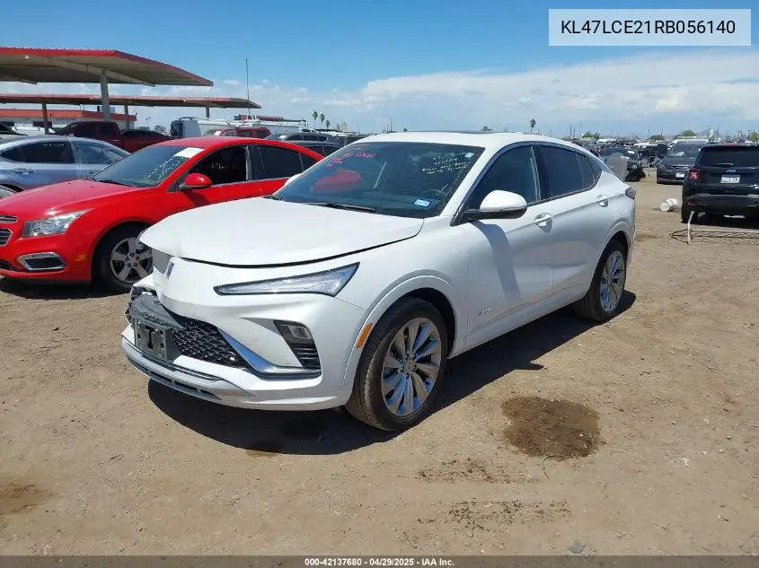 2024 Buick Envista Avenir Fwd VIN: KL47LCE21RB056140 Lot: 42137680