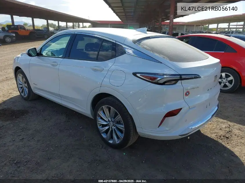 2024 Buick Envista Avenir Fwd VIN: KL47LCE21RB056140 Lot: 42137680