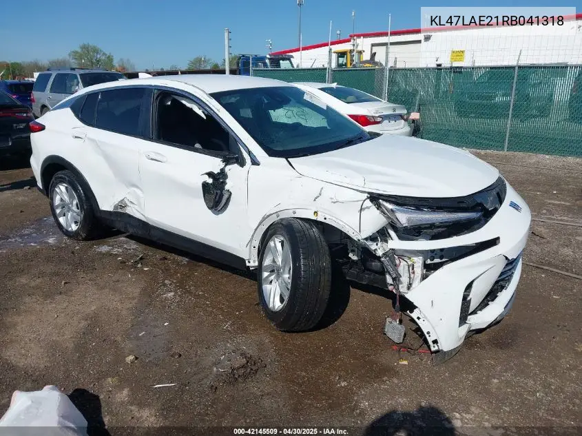 2024 Buick Envista Preferred Fwd VIN: KL47LAE21RB041318 Lot: 42145509