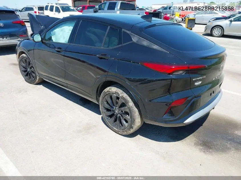 2024 Buick Envista Sport Touring Fwd VIN: KL47LBE28RB215858 Lot: 42193765