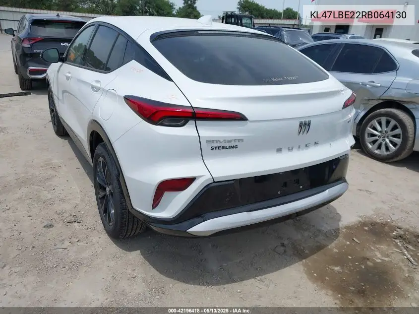 2024 Buick Envista Sport Touring Fwd VIN: KL47LBE22RB064130 Lot: 42196418