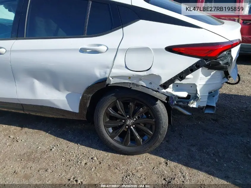 2024 Buick Envista Sport Touring Fwd VIN: KL47LBE27RB195859 Lot: 42196537