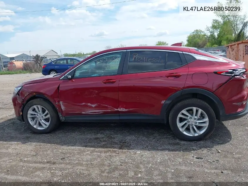2024 Buick Envista Preferred Fwd VIN: KL47LAE26RB050239 Lot: 42210521