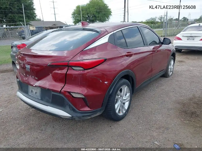 2024 Buick Envista Preferred Fwd VIN: KL47LAE23RB125608 Lot: 42222693