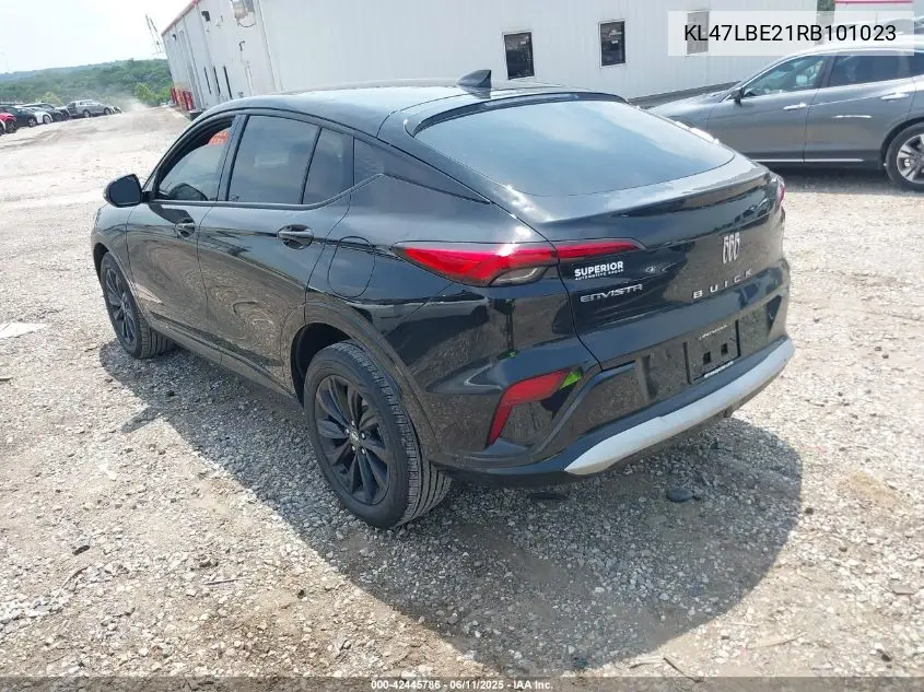 2024 Buick Envista Sport Touring Fwd VIN: KL47LBE21RB101023 Lot: 42445786