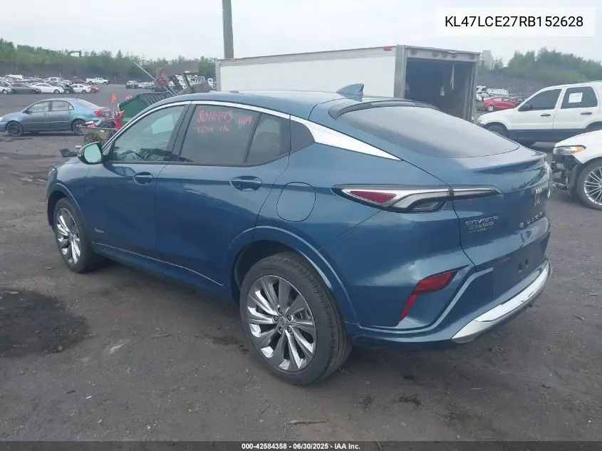 2024 Buick Envista Avenir Fwd VIN: KL47LCE27RB152628 Lot: 42584358