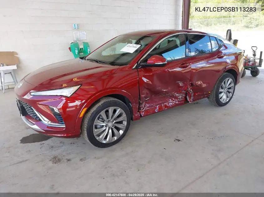2025 Buick Envista Avenir Fwd VIN: KL47LCEP0SB113283 Lot: 42147608