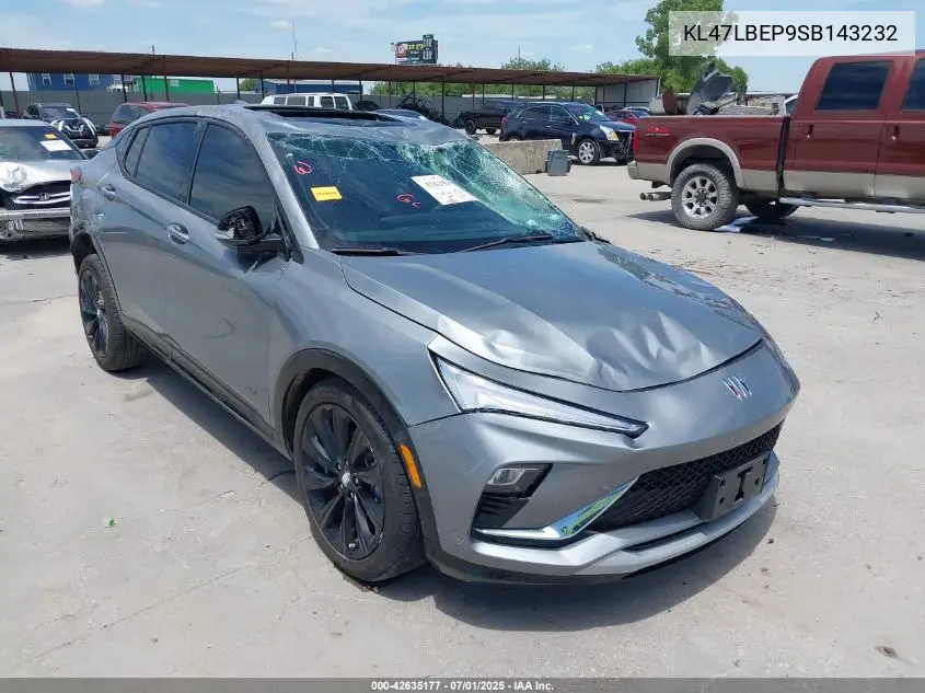 2025 Buick Envista Sport Touring Fwd VIN: KL47LBEP9SB143232 Lot: 42635177