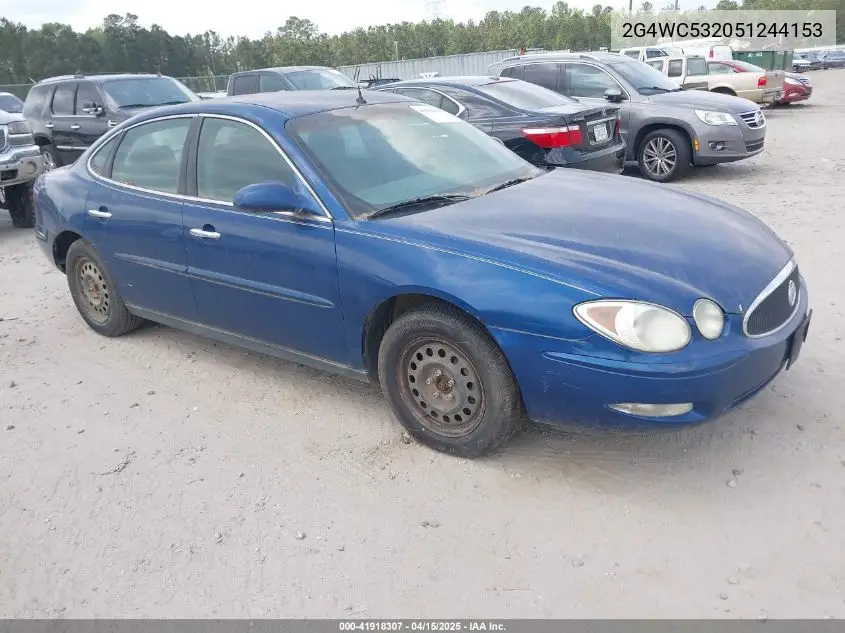2005 Buick Lacrosse Cx VIN: 2G4WC532051244153 Lot: 41918307