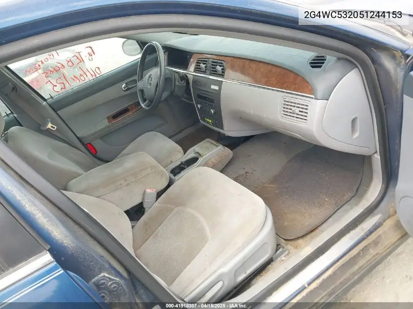 2005 Buick Lacrosse Cx VIN: 2G4WC532051244153 Lot: 41918307