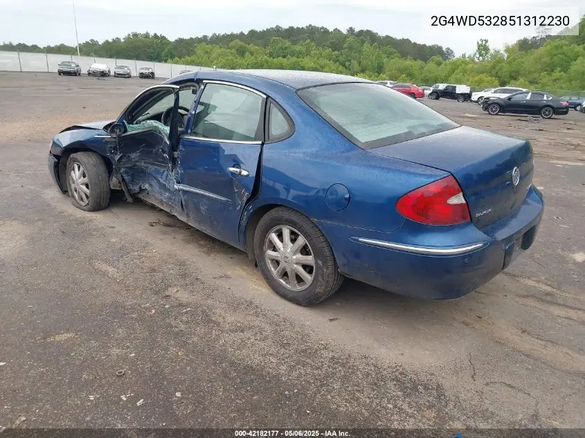 2005 Buick Lacrosse Cxl VIN: 2G4WD532851312230 Lot: 42182177
