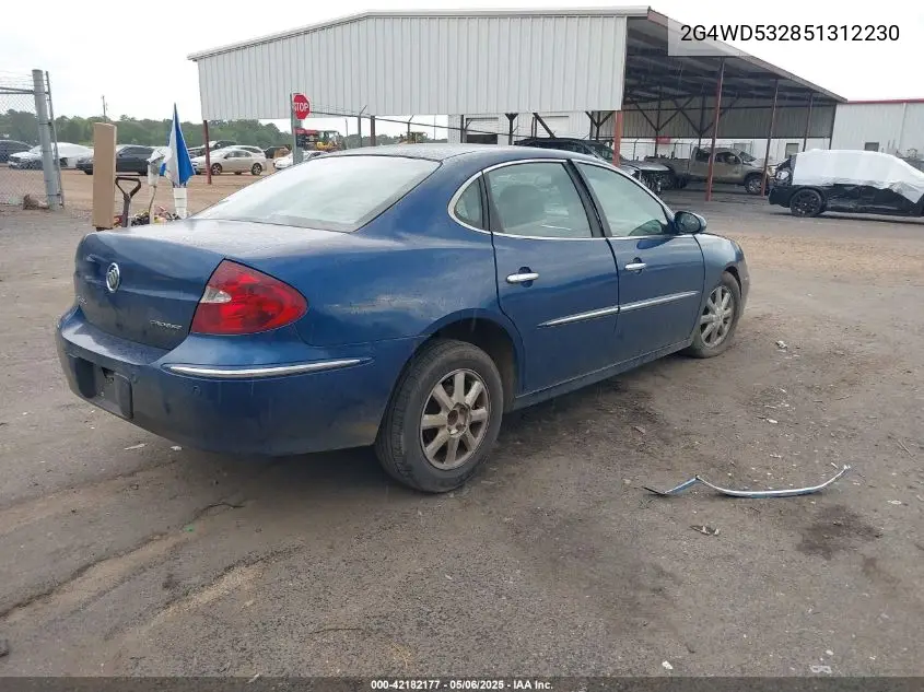 2005 Buick Lacrosse Cxl VIN: 2G4WD532851312230 Lot: 42182177
