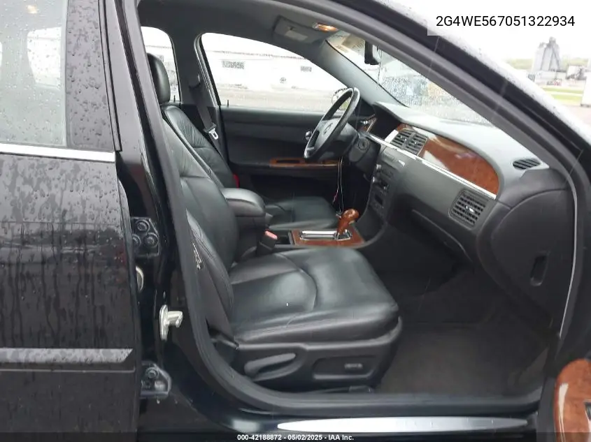 2005 Buick Lacrosse Cxs VIN: 2G4WE567051322934 Lot: 42188872