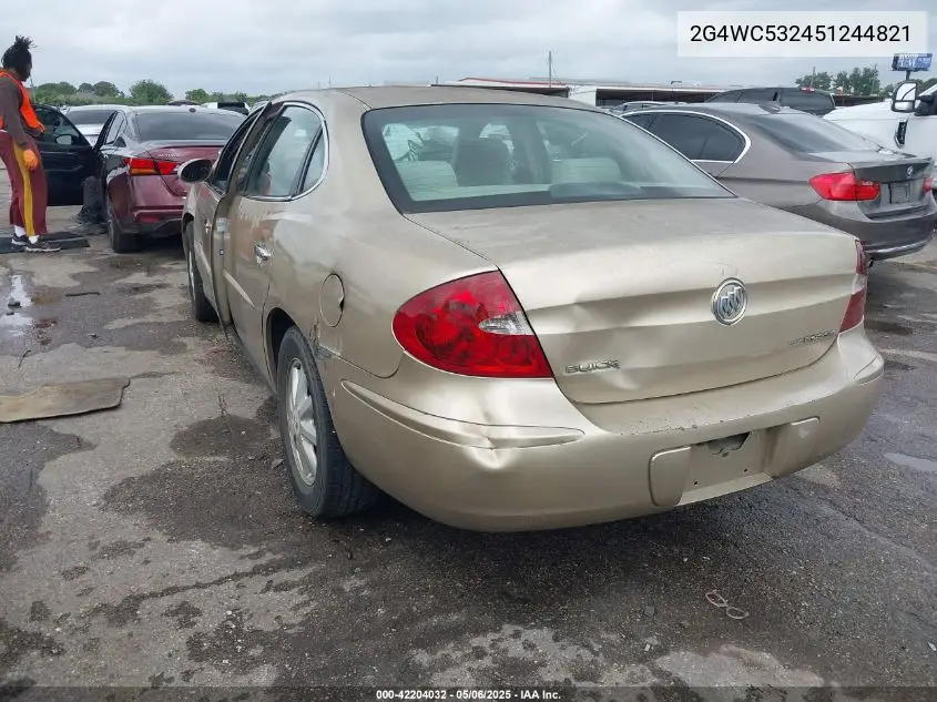 2005 Buick Lacrosse Cx VIN: 2G4WC532451244821 Lot: 42204032