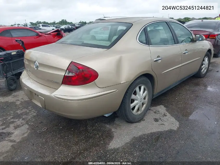 2005 Buick Lacrosse Cx VIN: 2G4WC532451244821 Lot: 42204032