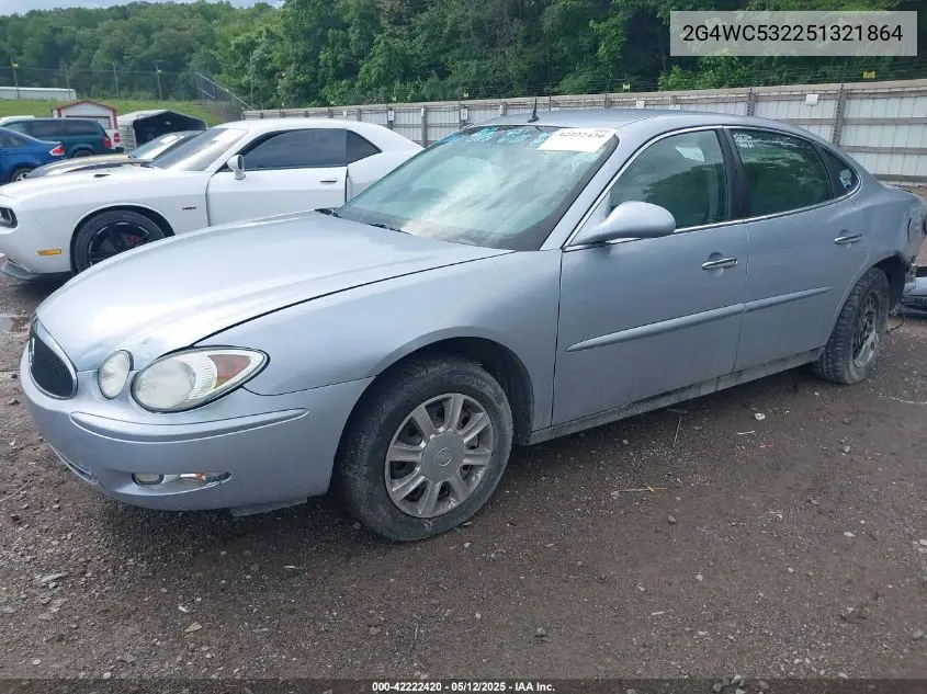 2005 Buick Lacrosse Cx VIN: 2G4WC532251321864 Lot: 42222420
