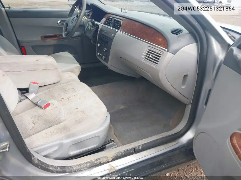 2005 Buick Lacrosse Cx VIN: 2G4WC532251321864 Lot: 42222420